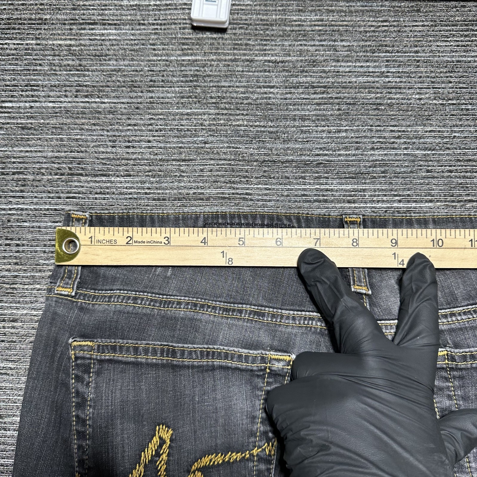 Adriano Goldschmied Jeans Women's Size 32x30 Gray Black The Angel Bootcut thumbnail 13