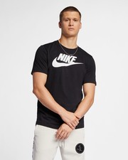 NEW Nike Men's T-Shirt Athletic Logo Swoosh Printed Active Short Sleeve Tee XL