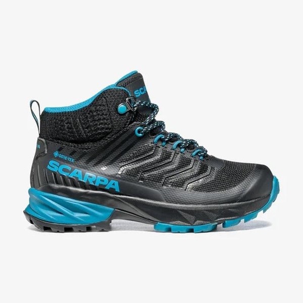 Women Scarpa Boots Navy Polyester 37