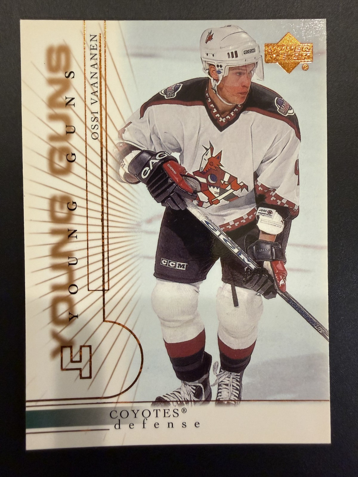 Ossi Vaananen 2000-01 Upper Deck Young Guns RC #425 Coyotes