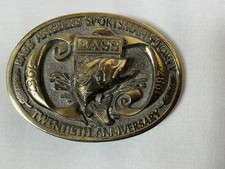 BASS Anglers Belt Buckle Sportsman Society 20th Anniversary Limited Edition 1987
