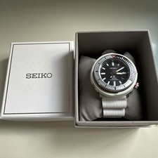 SEIKO PROSPEX Diver's Watch Light Ivory Rubber Strap Men's watch SNE545P1