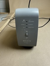 Belkin Battery Backup Unit Rev B Desktop UPS Gray Audible Alarm Home Office