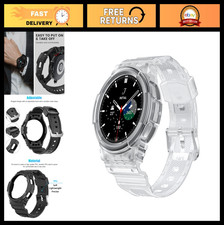 Rugged TPU Replacement Bands for Galaxy Watch 4/5, 40mm/44mm, Shockproof Case