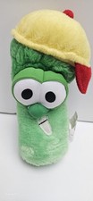 Vintage Veggie Tales Green Junior Asparagus Bean Bag Plush 7 Big Ideas 90s