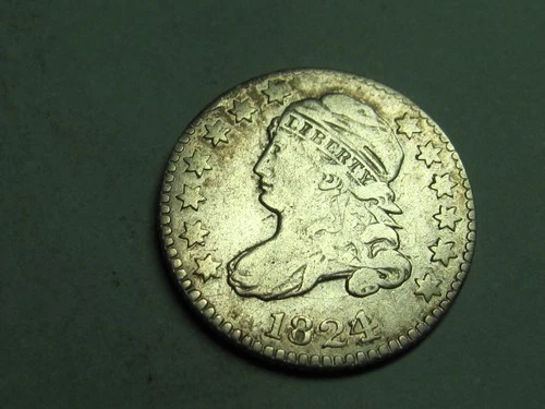 1824-P Capped Bust Dime — photo from the most recent tracked eBay sale
