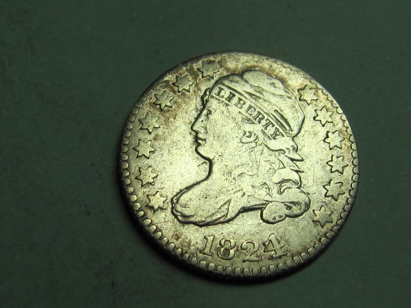 1824/2 CAPPED BUST DIME  NICE HIGHER GRADE  COIN