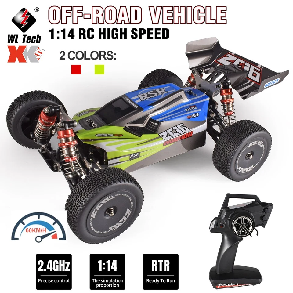 WLtoys XK 144012 4WD 1/14 Off Road Drift Racing 60KM/h Speed Vehicle RC RTF Cars - Image 4 of 4