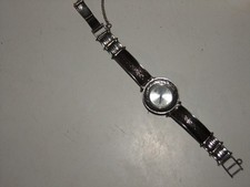 Silpada T1749 925 Sterling Silver Floral Bracelet Watch New Battery Working
