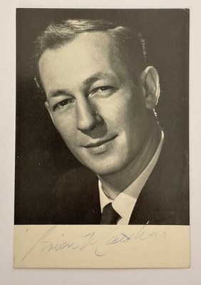 Brian Matthews (Thank Your Lucky Stars) Original handsigniertes Foto 5,5 x 3,5