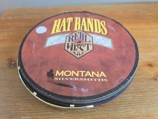 Montana Silversmiths Silver Gold Plate Ultra Rare Hat Band NOS Rodeo 4H Cowgirl