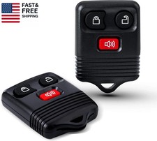 2 Packs 3 Button Replacement Keyless Entry Remote Key Fob Compatible with Ford F