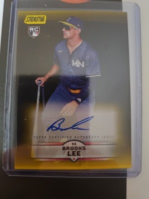 2025 Topps Stadium Club  Brooks Lee RC Auto Yellow Version