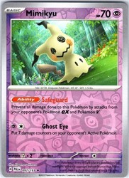 Mimikyu 097/193 Paldea Evolved Reverse Holo Rare