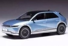 1/43 Hyundai Ioniq 5 2022 Lucid Metallic Blue Diecast Car LHD