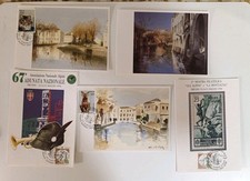 folder 67 adunata nazionale alpini Treviso 1994 annullo 15/05 5 cartoline