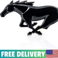 3D Running Horse Emblem Front Grille Rear Trunk Badge for Ford Mustang