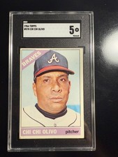 1966 Topps High #578 Chi Chi Olivo Braves SGC 5