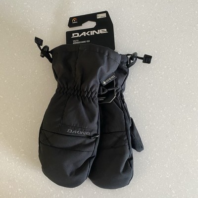 Dakine Avenger Gore-Tex Black Mittens Snow Ski Snowboard Kids Size Large