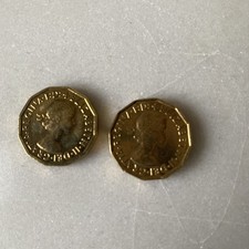 1966 and 1967 EXTREMELY RARE THREE PENCE ELIZABETH II coins