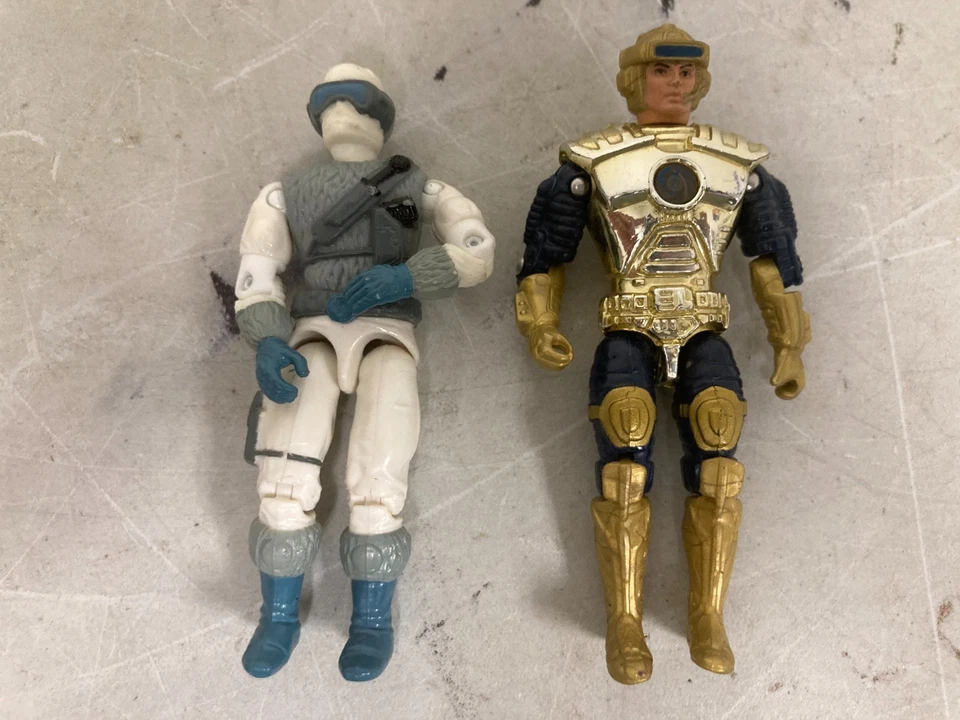 Lote de 5 G.I. vintage Figura de acción Joe Captain Grid-Iron (V1) 1990 Hasbro ARAH Foto 4 de 4