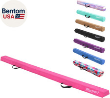 8Ft/6Ft Balance Beam: Folding Floor Gymnastics Equipment for Kids Adults,Non Sli