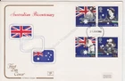 GB COTSWOLD FDC 1988 AUSTRALIAN BICENTENARY STAMP SET ISLE OF WIGHT PMK