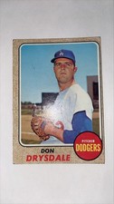 Don Drysdale Cards and Autographed Memorabilia Guide 15