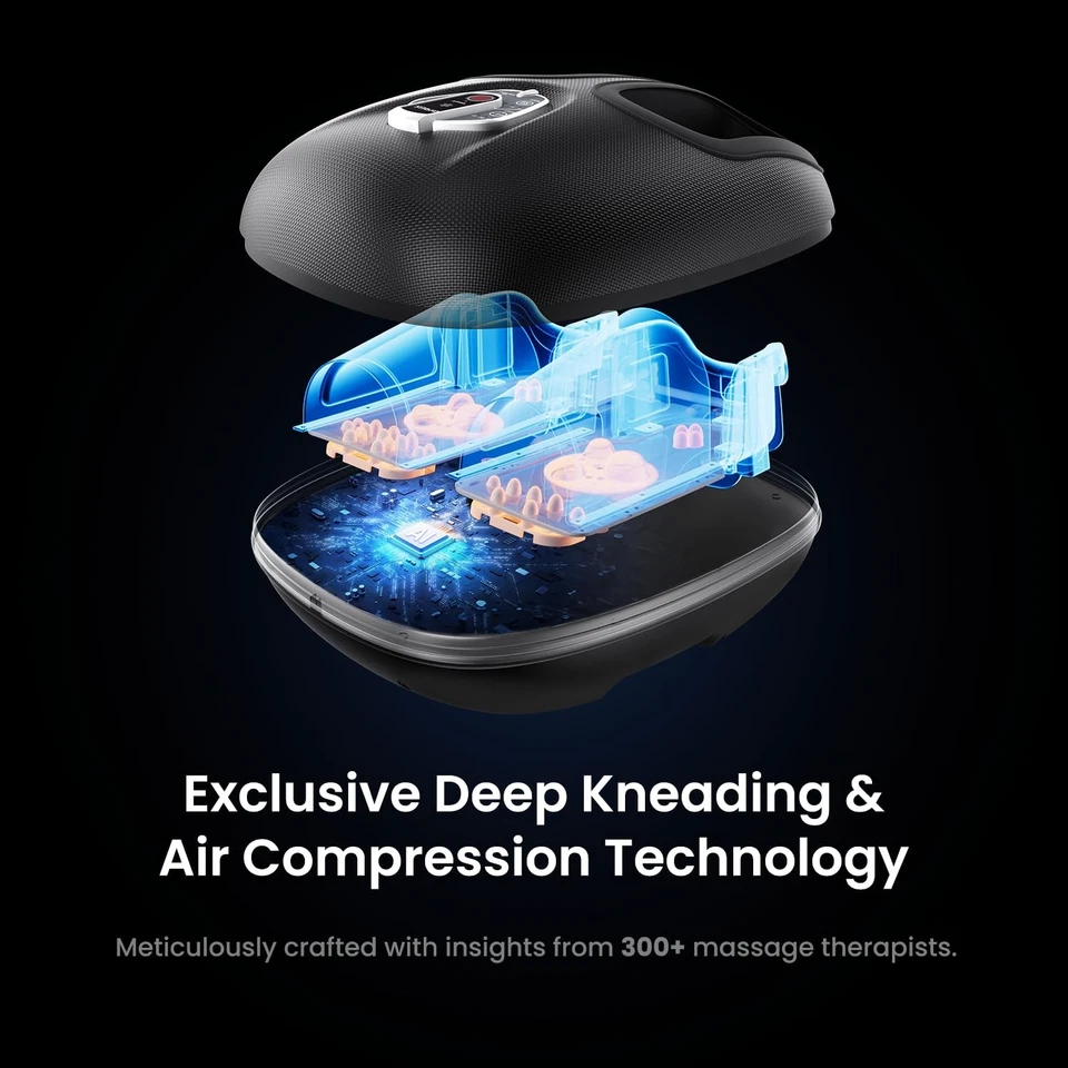 RENPHO Foot Massager Machine with Heat, 2026 Upgraded Shiatsu Foot Massager - Image 3 of 4