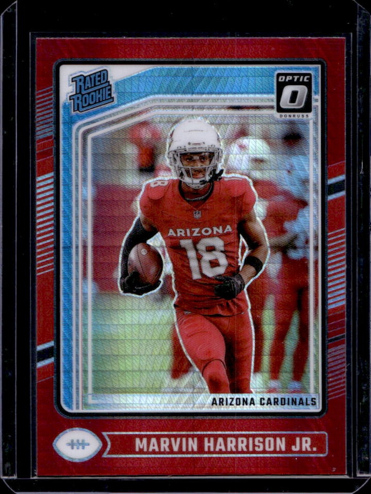 2024 Panini Donruss Optic Marvin Harrison Jr. Red Hyper Rated Rookie #276