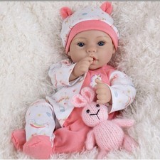 Muñecas bebé recién nacido realistas niña - Muñecas renacidas de la vida real de 18 pulgadas niña, realistas