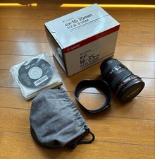 Canon EF 16-35mm f/2.8L II USM Ultra Wide Zoom Lens w/ Box Hood Case JAPAN