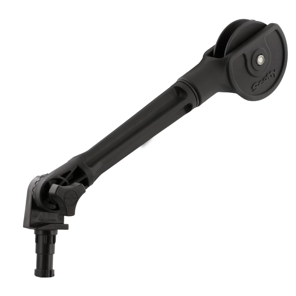 Scotty #749 Trap-Ease Trap Roller, No Mount, Silver/Black