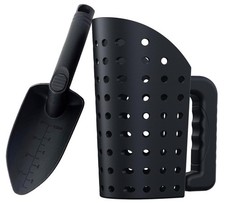 Metal Detector Accessories Sand Sifter for the Beach, Beach Shovel and Sand...