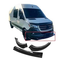 Spoilerlippe Frontlippe SCHWARZ f&uuml;r Mercedes-Benz Sprinter W907 2018-2025 DHL