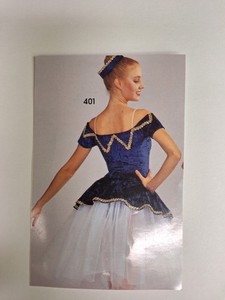 ELEGANT, TIMELESS STARSTYLED BALLET COSTUME 2 SMALL ADULT, GOOD CONDITION