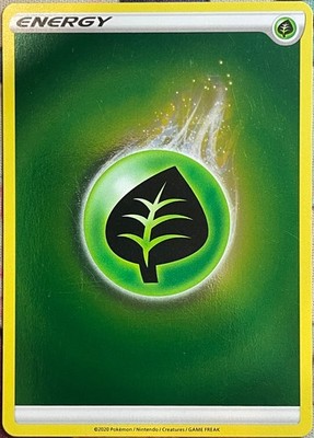 Grass Energy Holo - Champion's Path Pokemon 2020