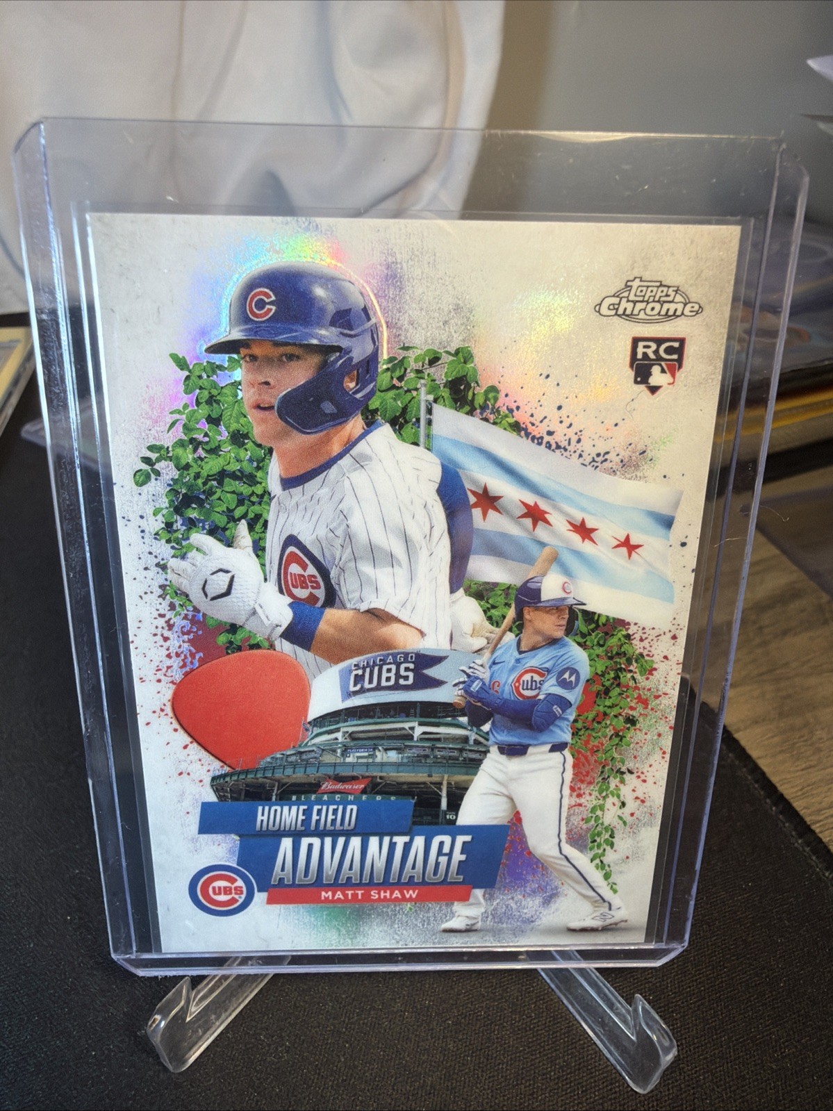 2025 Topps Chrome Update Matt Shaw Home Field Advantage RC SSP #HA-44 Cubs