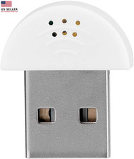 USB 2.0 Mini Microphone, Laptop/Desktop PC Plug and Play for Skype, MSN,