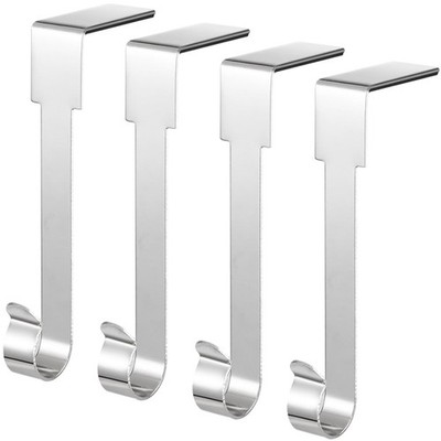 4 Pcs Christmas Stocking Holders Mantel Hook Hangers Fireplace Hooks Hanger C...