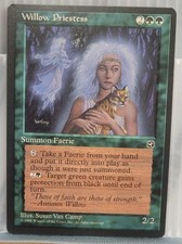 Mtg WILLOW PRIESTESS NM Homelands Reserve List -Argo-