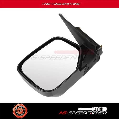 Power For 2006-07 HONDA RIDGELINE Driver Side Exterior Mirror Black Manual Fold