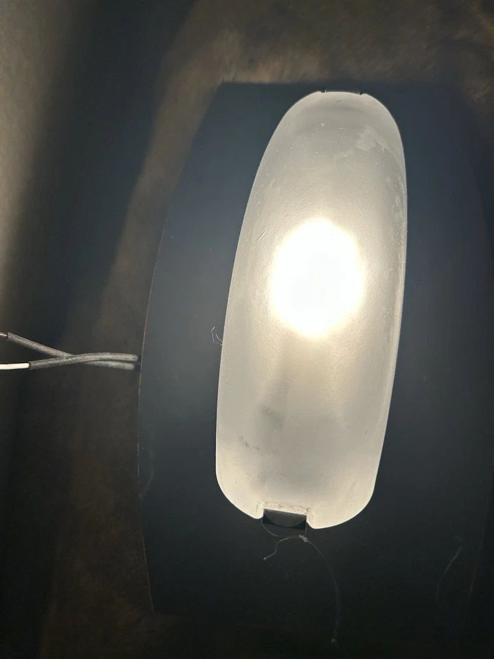 Aplique de luz de pared estatal vidrio esmerilado pasillo dormitorio sala accesorio Foto 2 de 4