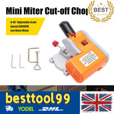 Mini Precision 0-45° Bench Cut-off Saw Set Metal Wood Plastic Cutting Machine UK