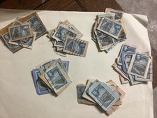 Ceylon (Sri Lanka) 6c Blue King George V qty 60 used on paper