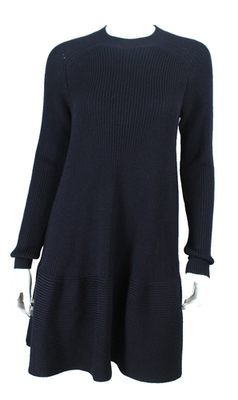 CHRISTIAN DIOR Navy Blue Wool Knit Short Trapeze Sweater Dress 38 | eBay CHRISTIAN DIOR Navy Blue Wool Knit Short Trapeze Sweater Dress 38 | eBay