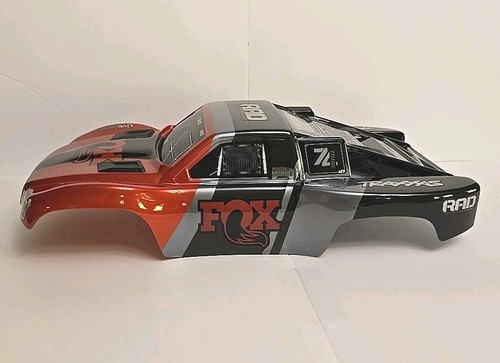 Fits Traxxas Slash 1/10 Orange & Black Fox Clipless Body 6849-FOX VXL BL-2S XL5 - Picture 2 of 7