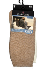 Cuddl Duds Women's Leg Layering Crew Socks, Size 4-10 Soft Plushfill 360 New 19