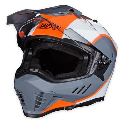 Simpson Xcursion Bandit Full Face Helmet BC Orange Medium DOT ECE 22.06