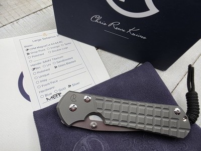 Chris Reeve Knives MEFP Large Sebenza 31 Magnacut Steel FRAG MONKEY EDGE CRK New